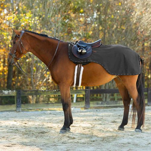Horze Cairo Infrared Therapy Waterproof Quarter Sheet - Black