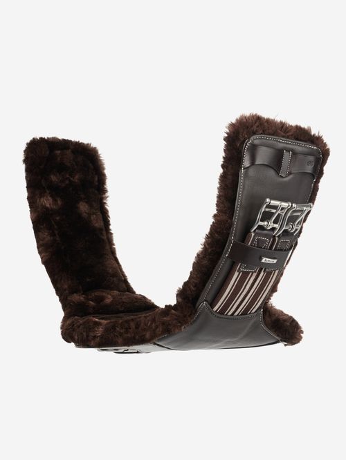 LeMieux Arika Simuwool Contoured Short Stud Girth - Brown