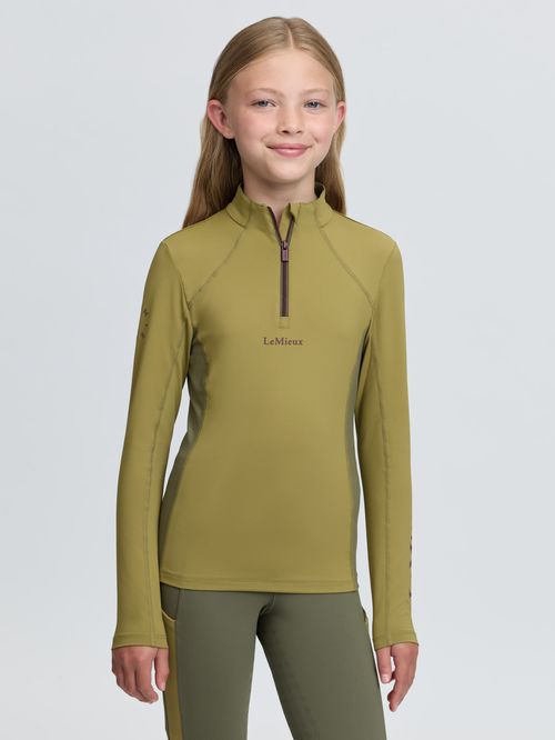 LeMieux Kids' Young Rider Classique Base Layer - Gooseberry