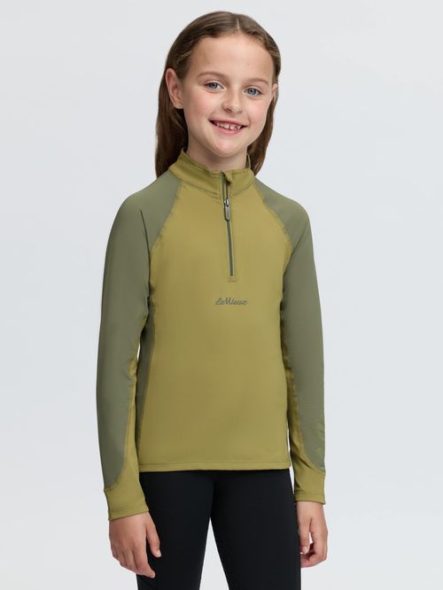 LeMieux Kids' Mini Base Layer - Gooseberry/Willow