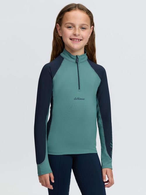 LeMieux Kids' Mini Base Layer - Navy/Aloe
