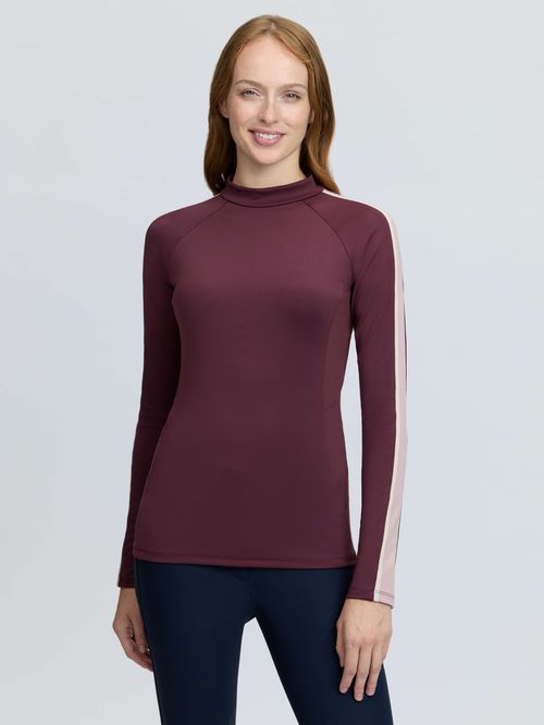 LeMieux Women's Talia High Neck Base Layer - Bramble