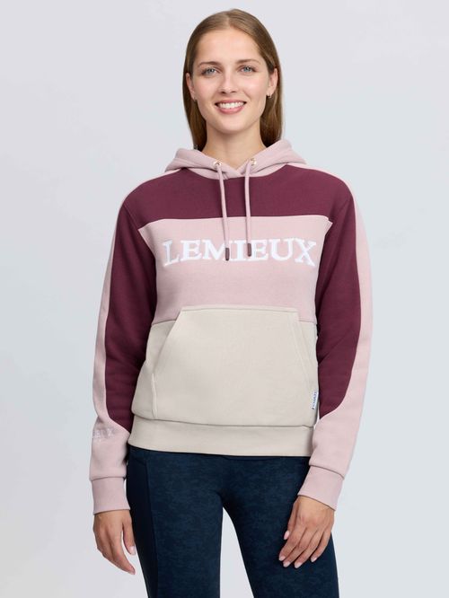 LeMieux Women's Kadie Colour Block Hoodie - Wild Rose