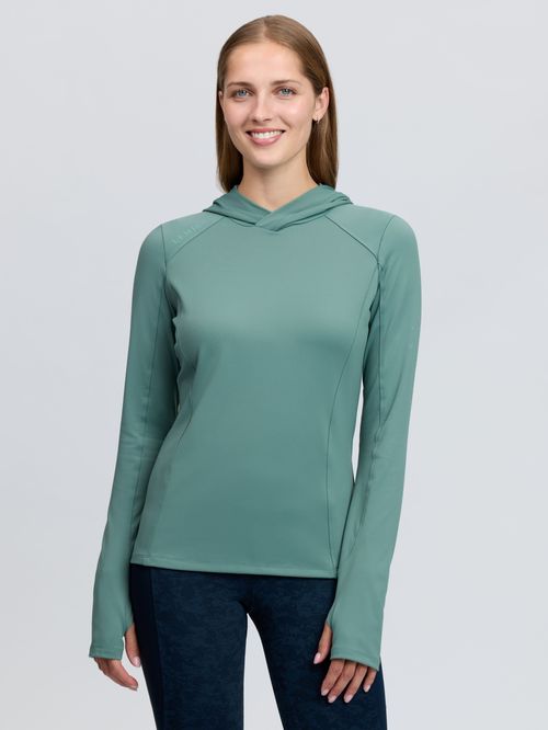 LeMieux Women's Heidi Hooded Mid Layer - Aloe