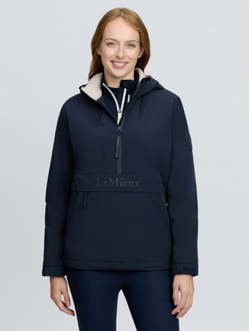 LeMieux Women's Phoebe Half Zip Waterproof Anorak - Navy