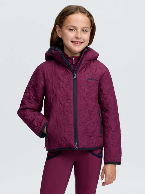 LeMieux Kids' Mini Lola Quilted Jacket - Blackberry