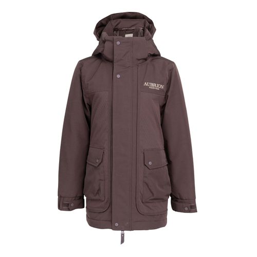 Shires Aubrion Kids' Equestrian Winter Coat - Espresso