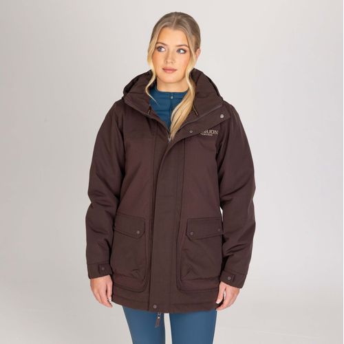 Shires Aubrion Women's Equestrian Winter Coat - Espresso