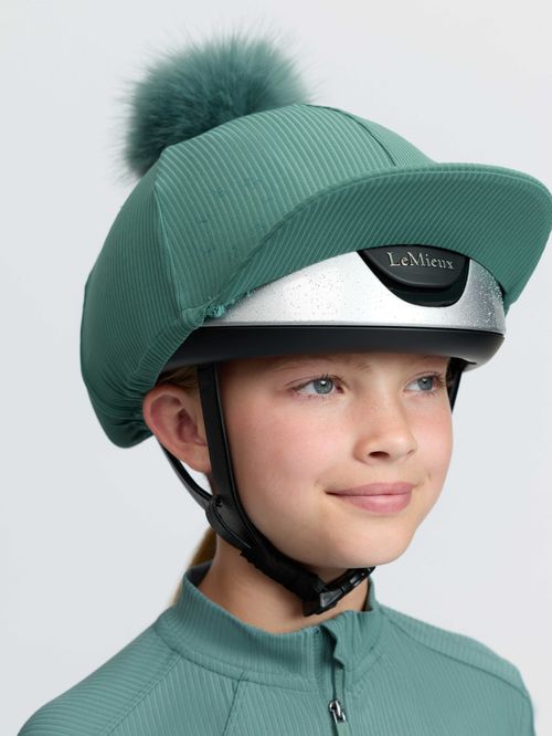 LeMieux Ribbed Hat Silk - Aloe