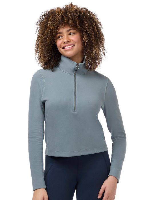 Kerrits Women's Summit Thermal Half Zip Top - Seaglass