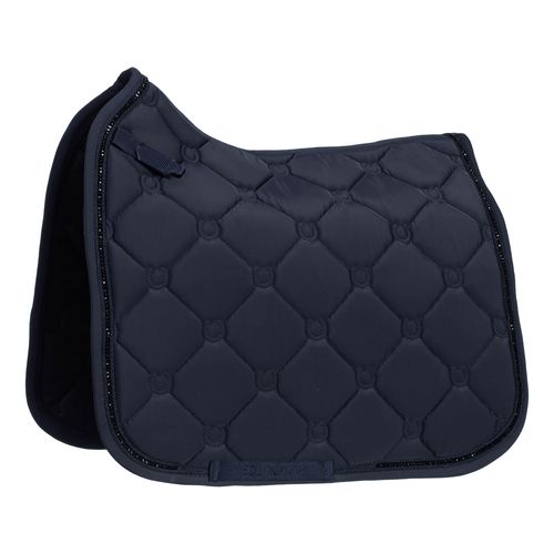 Equinavia Bergen Crystal Dressage Saddle Pad - Navy