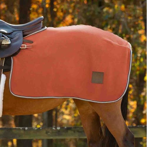 Equinavia Norse Fleece Exercise Quarter Sheet - Chili Oil Red