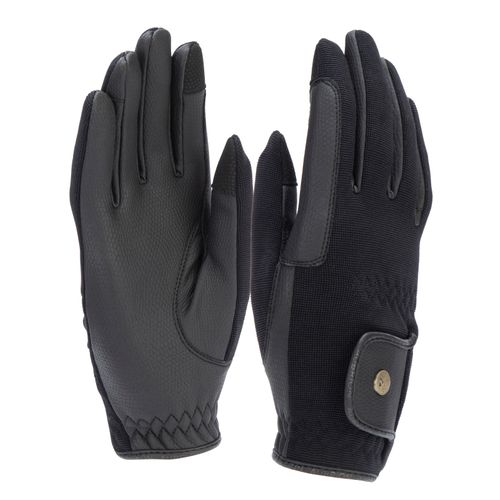Shires Aubrion Liberty HyperFlex Riding Gloves - Black