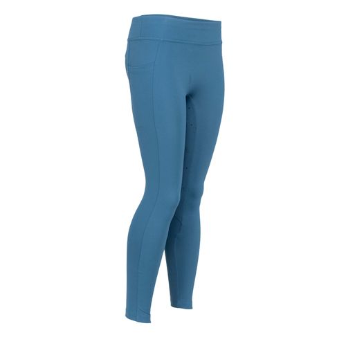 Shires Aubrion Kids' Riding Winter Tights - Estate Blue