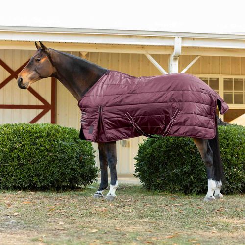 Equinavia Norse Gusseted Stable Blanket 100g - Burgundy