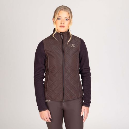 Shires Aubrion Women's Equestrian Hybrid Jacket - Espresso