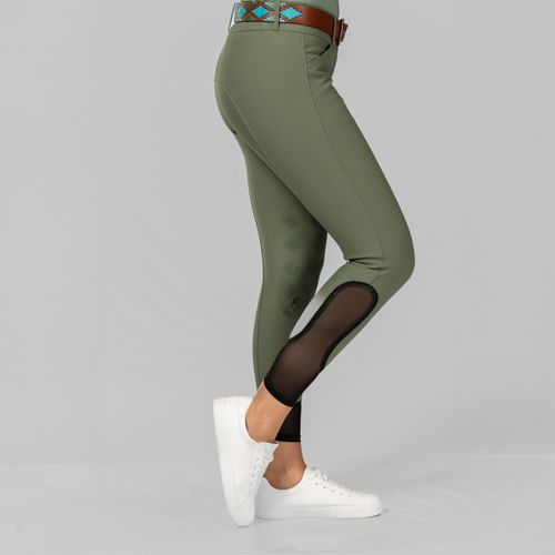 Equinavia Women's Maud Tech Knee Patch Breeches - Thyme