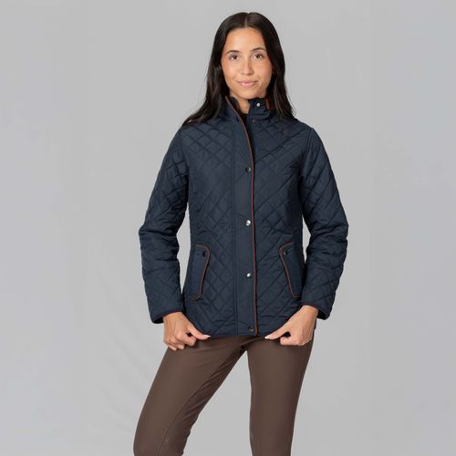 Equinavia Women's Cecilia Quilted Barn Jacket - Navy