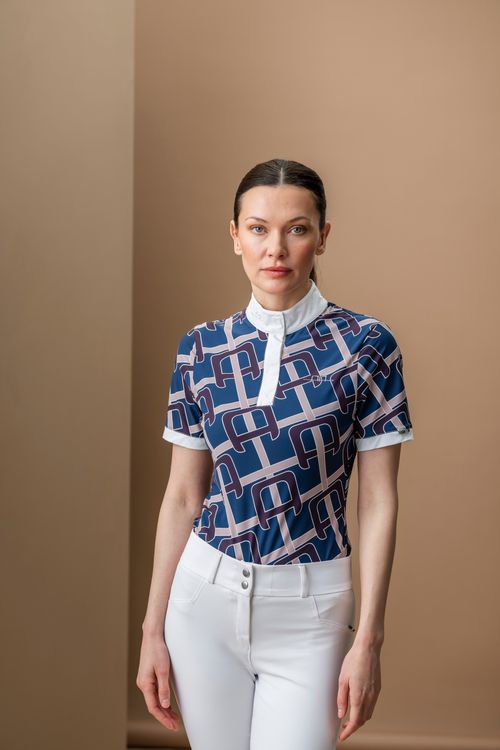Alessandro Albanese Women's Alcina Short Sleeve Show Shirt - Primatova Monogram