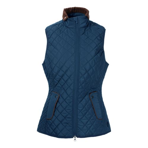 Equinavia Women's Cecilia Quilted Barn Vest - Navy