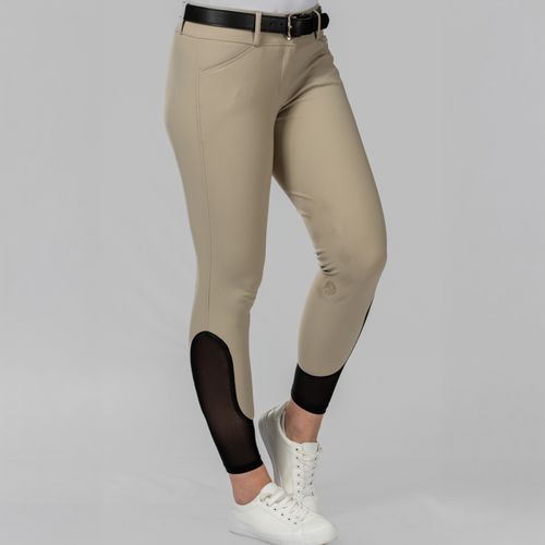 Equinavia Women's Maud Tech Knee Patch Breeches - Tan