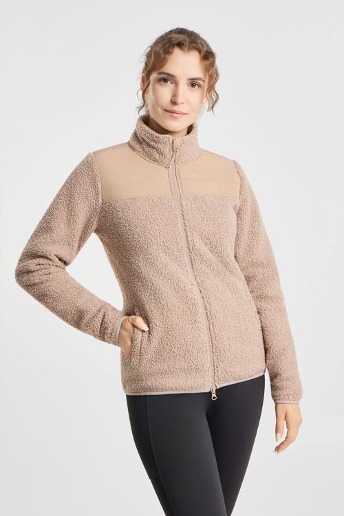 Horze Women's Misha Fleece Jacket - Mushroom