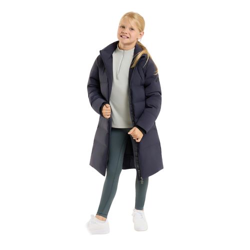 Horze Kids' Paloma Insulated Long Coat - Seaborne Navy