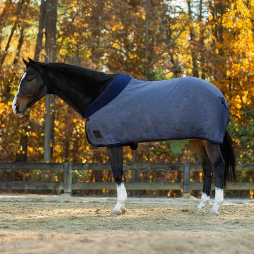 Equinavia Ulla Wool Cooler - Navy/Gray