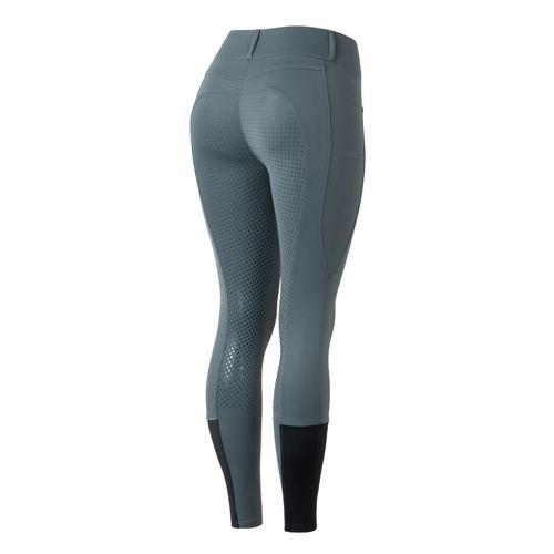 Horze Women's Evelyn Full Seat Breeches - Balsam Green