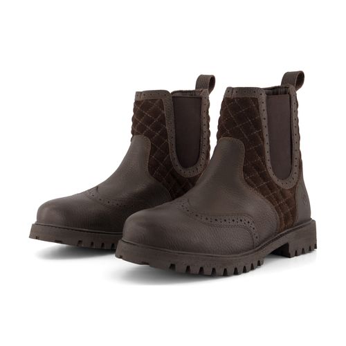 Dublin Women's Yukon Quilted Short Boots - Dark Brown