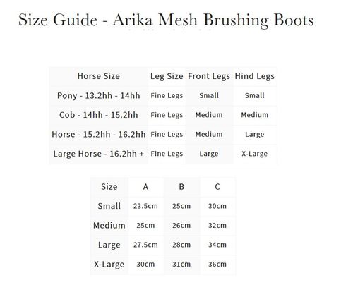 OUTLET: LeMieux Arika Mesh Brushing Boots - Large - Powder Blue