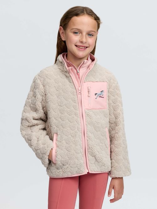 LeMieux Kids' Mini Thora Heart Fleece - Stone