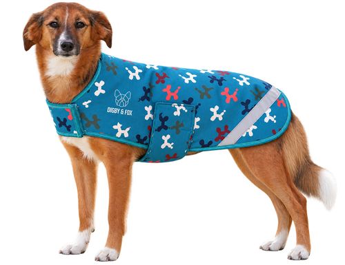 Digby & Fox Waterproof Dog Coat - Balloon Dog