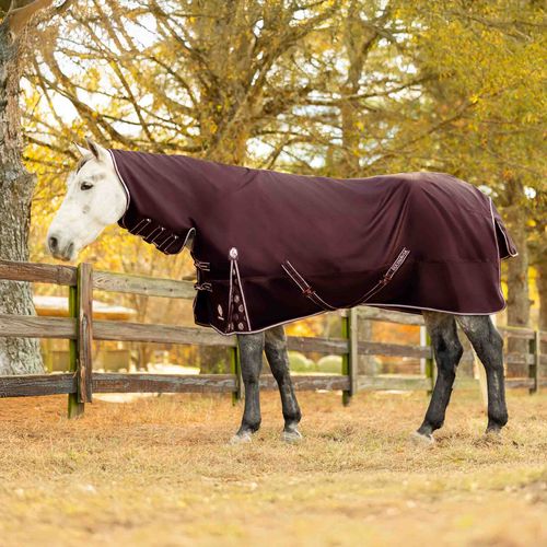 Equinavia Norse Full Neck Turnout Sheet - Burgundy