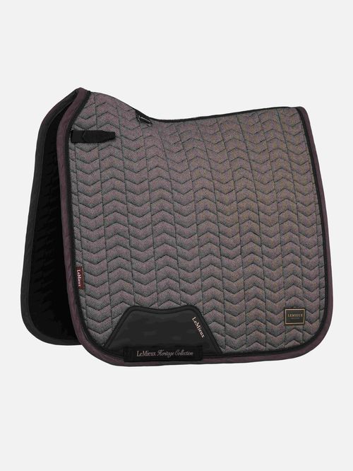 LeMieux Heritage Herringbone Dressage Square - Cocoa
