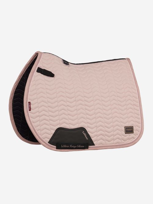 LeMieux Heritage Herringbone Jump Square - Wild Rose