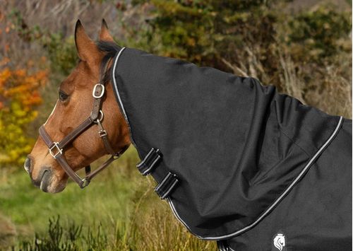 Equinavia Norse Pony Turnout Neck Cover No Fill - Black