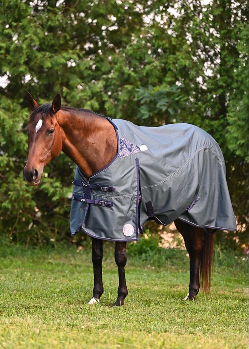 Ovation Contour Turnout Blanket 200g - Smoke Blue