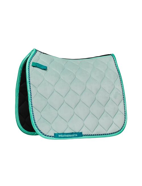 Weatherbeeta Velvet Dressage Saddle Pad - Blue