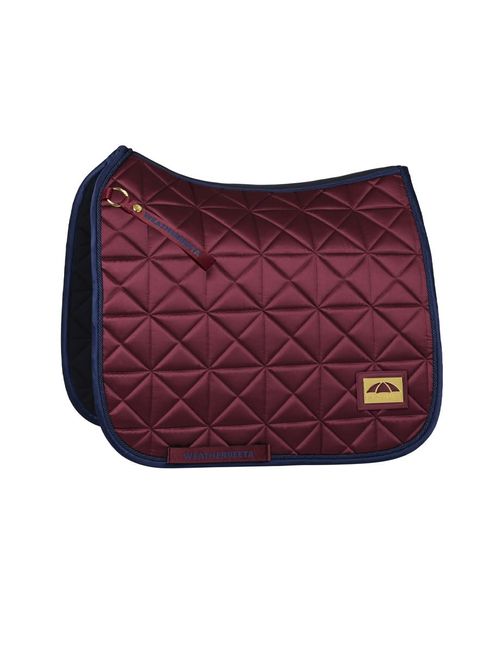 Weatherbeeta Satin Pro Air-Tec Dressage Saddle Pad - Burgundy