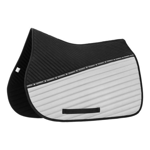 Equinavia Alta Reflective All Purpose Saddle Pad - Black/Silver