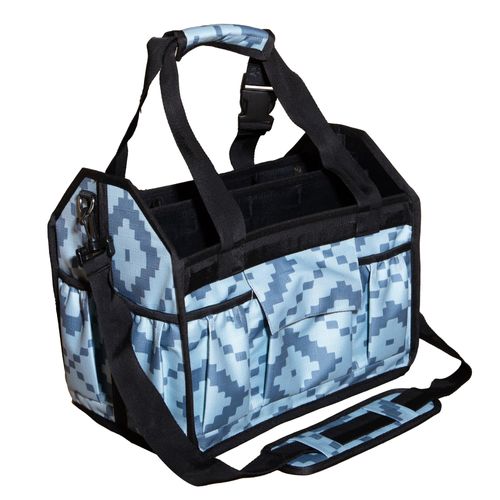 Ovation Grooming Tote - Smoke Blue Geo