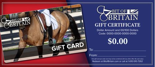 Bit of Britain E-Gift Certificate - Dressage