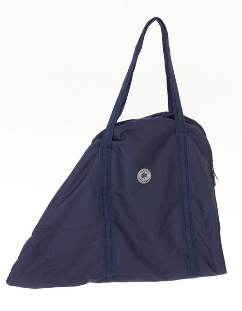 Centaur Solid Lined Zip Saddle Bag - Navy