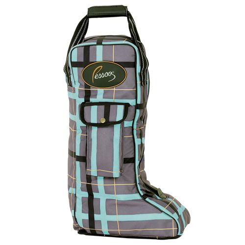 Pessoa Alpine 1200D Boot Bag - Clay/Teal Plaid