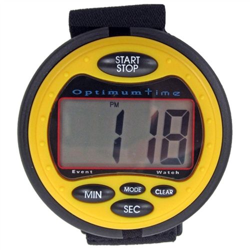Optimum Time Large Dial Watch - Yellow