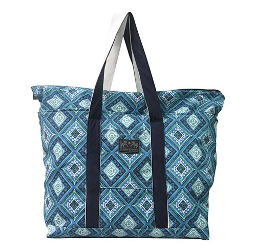 Equine Couture Artemis Equestrian Tote Bag - EC Navy/White/Royal Blue