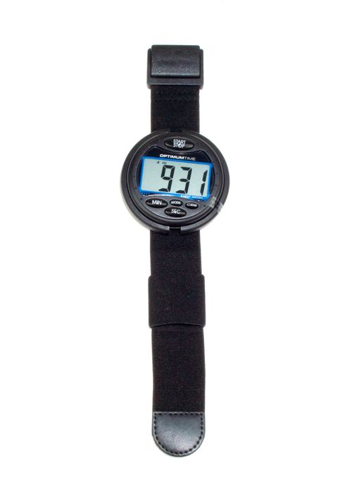 Optimum Time Large Dial Watch - Black