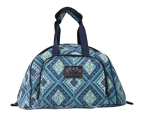 Equine Couture Artemis Hat Bag - EC Navy/White/Royal Blue