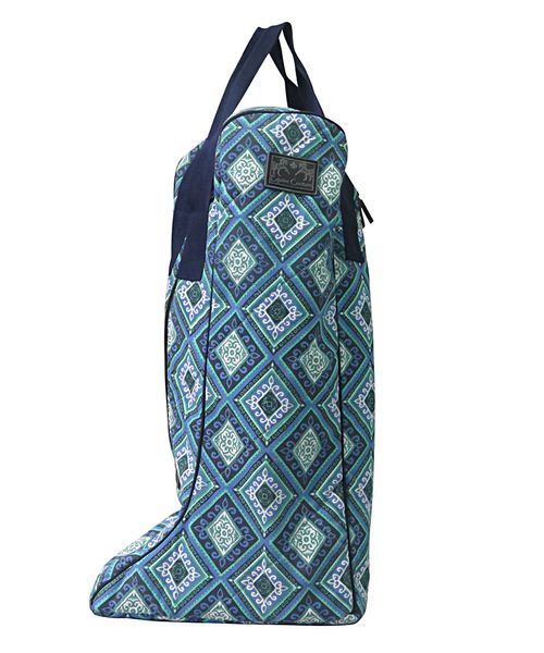 Equine Couture Artemis Boot Bag - EC Navy/White/Royal Blue